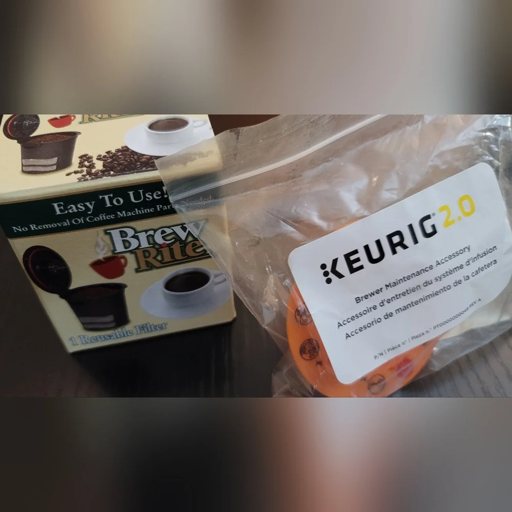 Keurig 2.0 Brewer Maintenance Accessory reusable filter coffee machine K Cup